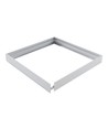 Høy ramme til 60x60 LED-panel - Rask montering, uten synlige skruer, hvit kant, 65mm høy