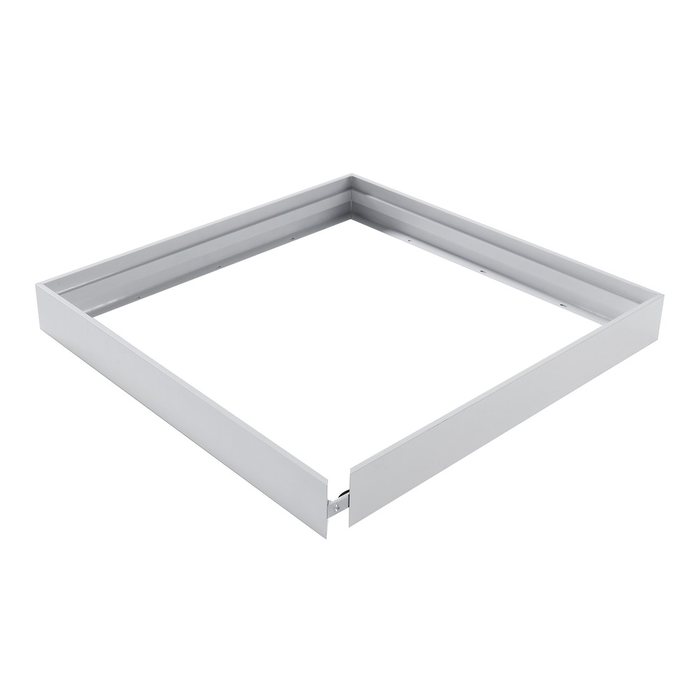 Ramme til 60x60 LED-panel - Rask montering, uten synlige skruer, hvit kant