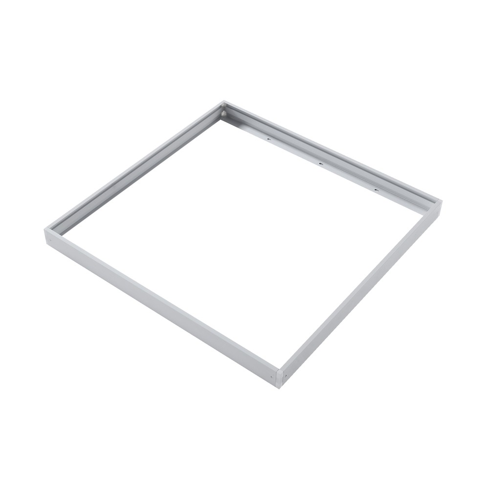 Ramme til 60x60 LED-panel - Hurtigmontering, plasthjørner, hvit kant