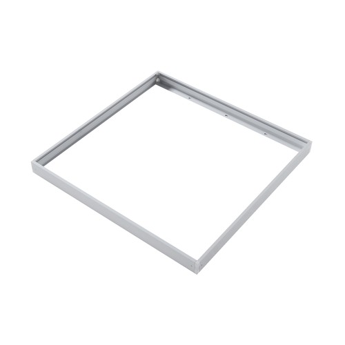 Ramme til 60x60 LED-panel - Hurtigmontering, plasthjørner, hvit kant