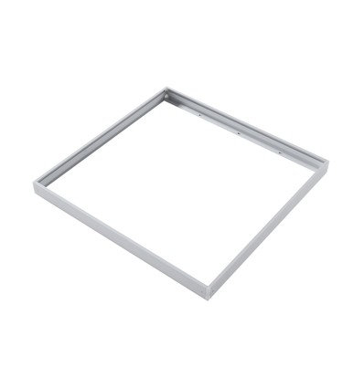 Ramme til 60x60 LED-panel - Hurtigmontering, plasthjørner, hvit kant