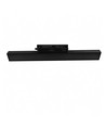 30/28/25W 1-fas LED lysskinne - 60 cm, Svart, 1F2W