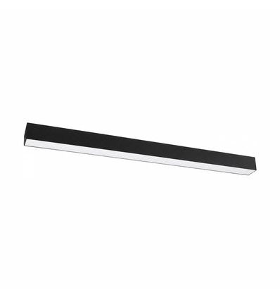 120 cm 50W Allday Essential LED takarmatur - CCT, svart, IP20