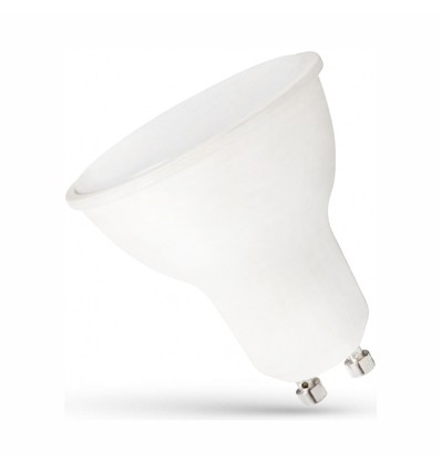 Spectrum GU10 9W LED-pære - Kald hvit, matt glass