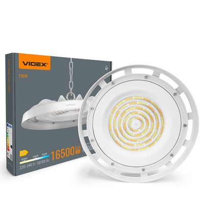 150W LED High Bay - CCT, hvit