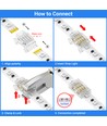 Slim Samler til LED stripe - 10mm, RGB, IP20, 5V-24V