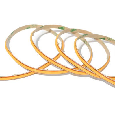 5m 8W/m COB-LED strip Anycut RA90 - 24V DC, 400 LED pr. meter, 5mm bred, 1m kabel