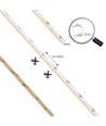 5m COB sidelys LED strip - 5m, IP20, 24V, 480 LED per meter
