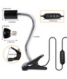 Reptil LED-lampe UVB - 5W, klipsholder
