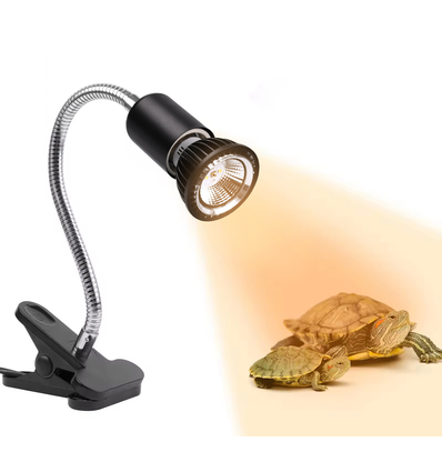 Reptil LED-lampe UVB - 5W, klipsholder