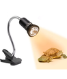 Reptil LED-lampe UVB - 5W, klipsholder