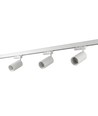 3-Faset BASIC skinnesett - 1m, Hvit, 3-Spot, GU10, uten lyskilde