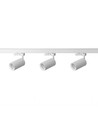 3-Faset BASIC skinnesett - 1m, Hvit, 3-Spot, GU10, uten lyskilde