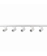 3-Faset BASIC skinnesett - 2m, Hvit, 5-Spot, GU10, uten lyskilde