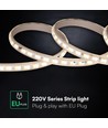 V-Tac 10W/m LED-strip - IP65, 3-i-1, RA80
