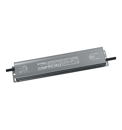 100W / 24V DC strømforsyning til LED-strips - IP67 vanntett