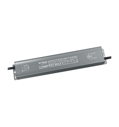 150W / 24V DC strømforsyning til LED-strips - IP67 vanntett