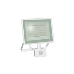 Spectrum LED NOCTIS LUX 3 Lyskaster 50W 230V IP44 180x215x53mm HVIT med PIR-sensor