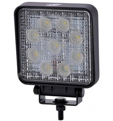 27W LED arbeidslys - Bil, lastebil, traktor, trailer, utrykningskjøretøyer, kald hvit, 12V / 24V