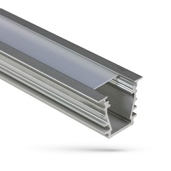 Profil for LED strips WOJDEEP med melkehvitt deksel 1m