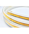 5 m.vanntett COB LED strip - 230V, IP67, 360 LED, 10W/m, kan kuttes hver 50cm