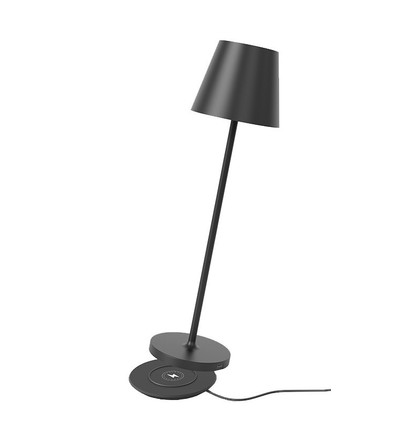 Calida Oppladbar bordlampe - utendørs, 2700K, RA97, dimbar, svart