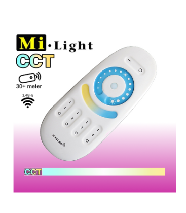 Outlet: Mi-Light CCT fjernkontroll 2,4GHz 4-soner