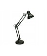Arkitektlampe Sort bordlampe - 1,1 meter ledning, E27, uten lyskilde