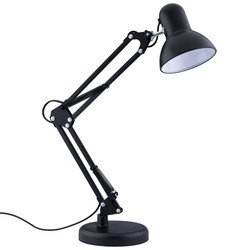 Bordlampe Arkitektlampe Sort bordlampe - E27 fatning, uten lyskilde, 1,1 meter ledning