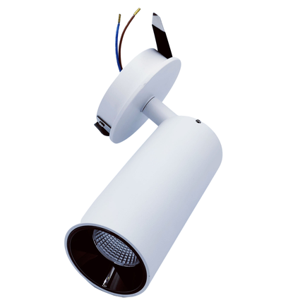 LEDlife 12W Innbyggingsspot, dimbar hvit - Hull: Ø5,5 cm, Mål: Ø5,2 cm, RA90, 230V