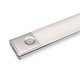 LEDlife batteri skapbelysning - 30cm, Sølv, PIR sensor, CCT justerbar, oppladbar