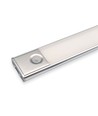 LEDlife batteri skapbelysning - 30cm, Sølv, PIR sensor, CCT justerbar, oppladbar