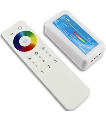RGB controller med fjernkontroll - RF trådløs, 12V (144W), 24V (288W)