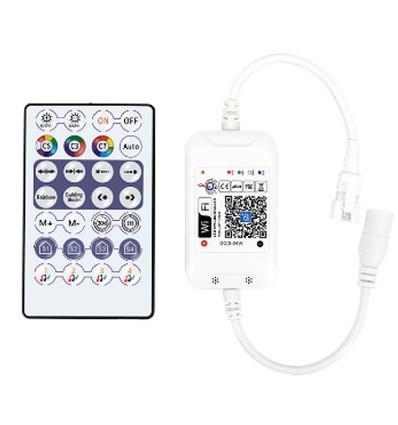 RGBIC WiFi kontroller med fjernkontroll - Wifi/Bluetooth