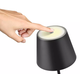 Oppladbar bordlampe, trådløs - Gull, IP54 utendørs bordlampe, touch dimbar