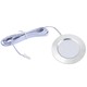 LEDlife Reco68 møbelspot - Høyde: Ø5,6 cm, Mål: Ø6,8 cm, børstet stål, 2,5W, 12V