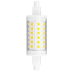 LED pærer Outlet: SILI6 - 78mm, 6W, 230V, dimbar, R7S