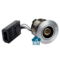 Utendørs downlights LEDlife innbyggingsspot Inno88 Utendørs - GU10, børstet stål, IP44, direkte i isolasjon