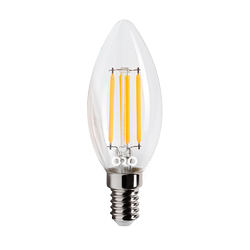 LED-POL LED-lampe glødetråd E14 C35 4W 360°, Ø35x97