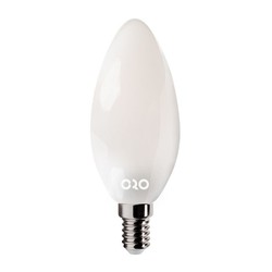 LED-POL LED-lampe glødetråd E14 C35 6W mleczny klosz 4000K, 360°, Ø35x98