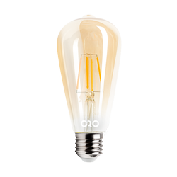 LED-POL LED-lampe glødetråd E27 ST64 4W 360°, Ø64x142