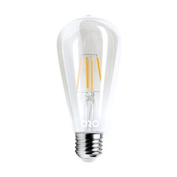 LED-POL LED lampe glødetråd E27 ST64 8W 360°, Ø64x142
