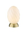 Halo Design - TWIST Oval Bordlampe Opal 1 X G9 Antik Messing