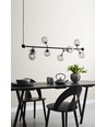 Halo Design - Atom Langbord Smoke med 8 glass 8XG9