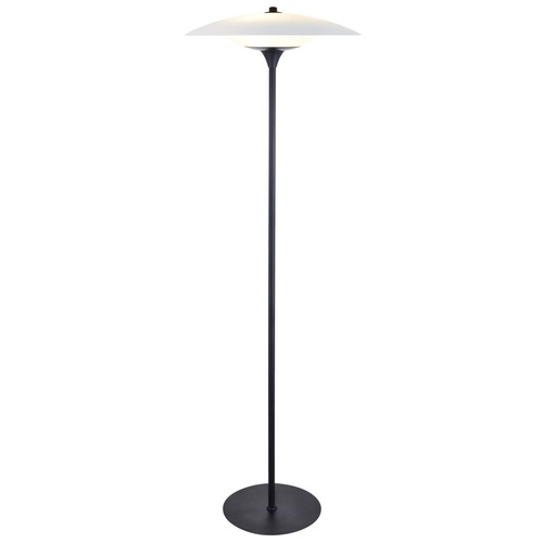 Halo Design - BARONI gulvlampe Ø46 Sort/Opal