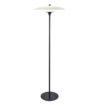 Halo Design - BARONI gulvlampe Ø46 Sort/Opal