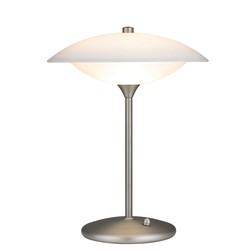Skrivebordslamper Halo Design - BARONI Bordlampe Ø30 opal / b-stål