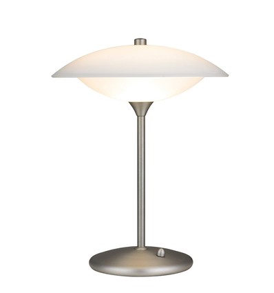 Outlet: Halo Design - BARONI Bordlampe Ø30 opal / b-stål