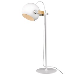 Bordlamper Halo Design - D.C Bordlampe Ø18 E27, hvit / eik