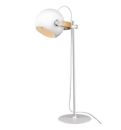 Halo Design - D.C Bordlampe Ø18 E27, hvit / eik